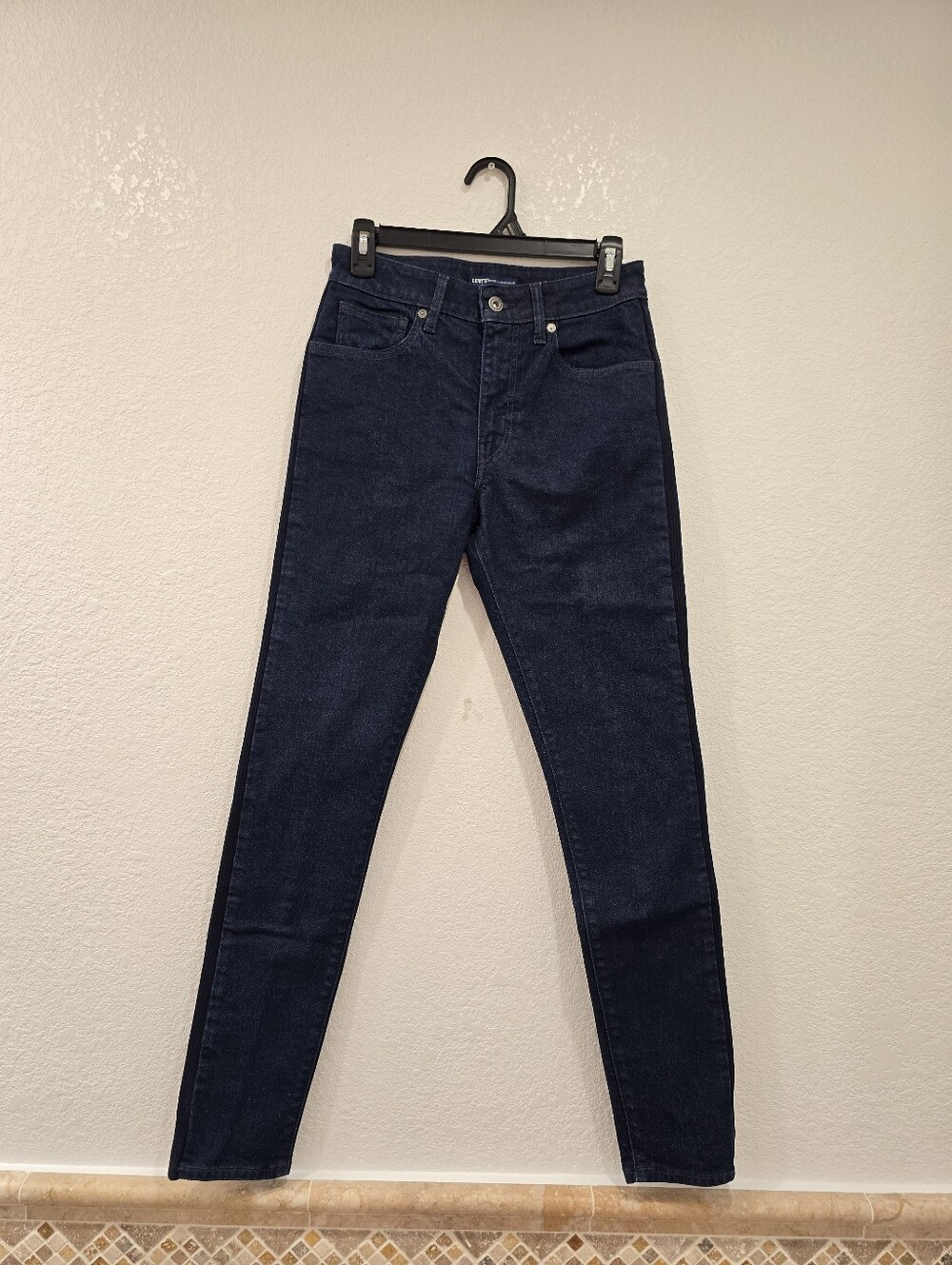 Levi's Made And Crafted 721 High Rise Skinny Jeans Knite Sides 27x30
